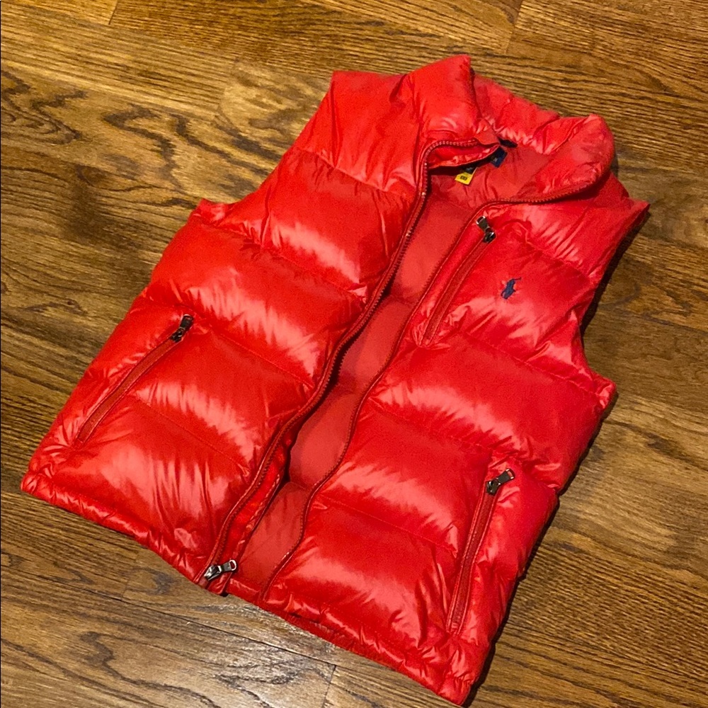 Polo by Ralph Lauren Red Puffer Vest